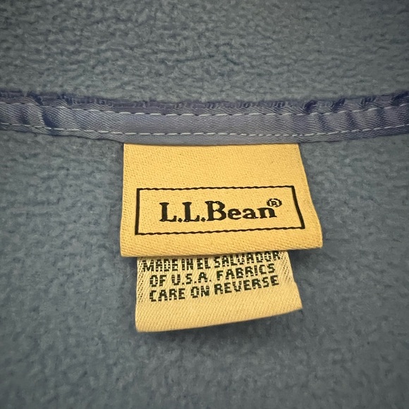 NWOT LL Bean Women’s Small Light Blue Fleece Zip Jacket! - Picture 8 of 9
